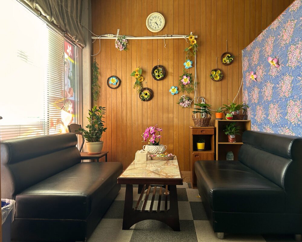 茨城県神栖市日川のタイ古式マッサージ・キンナリーの待合室